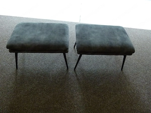 Zu verschenken: Big Sofa 294 cm, zerlegbar + 2 Hocker Bild 4