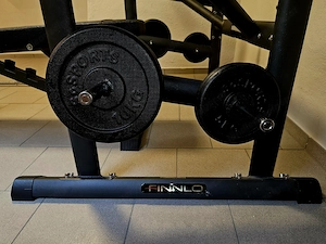 Finnlo by Hammer Home Gym Komplettset: Ablage, Bank, Latzug, Gewichte Bild 3