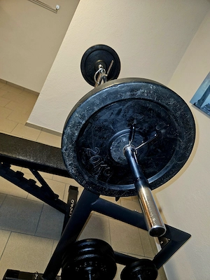 Finnlo by Hammer Home Gym Komplettset: Ablage, Bank, Latzug, Gewichte Bild 4