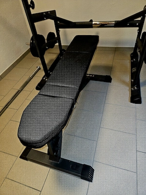 Finnlo by Hammer Home Gym Komplettset: Ablage, Bank, Latzug, Gewichte Bild 2