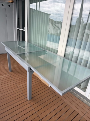 Tisch Terasse Balkon ausziehbar Bild 3