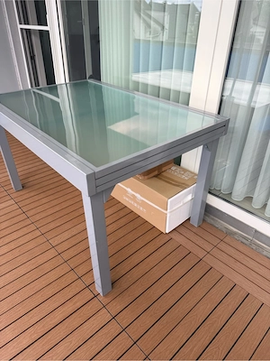 Tisch Terasse Balkon ausziehbar Bild 4