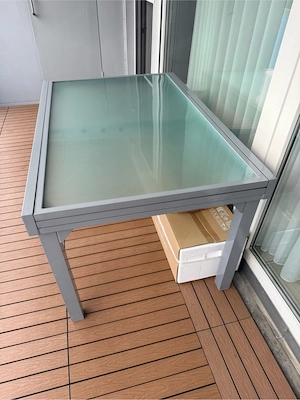 Tisch Terasse Balkon ausziehbar Bild 2