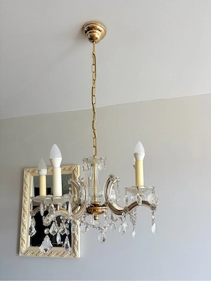 Kristall-Kronleuchter 5-flammig  Bild 2