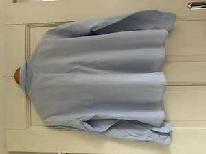 Bluse in Größe 34 hellblau Bild 2
