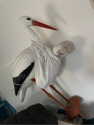Babystorch bzw. Storch 80cm Bild 2