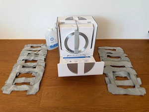 ECOVACS WINBOT W2 OMNI + 12 Mikrofasertücher + Original-Reiniger