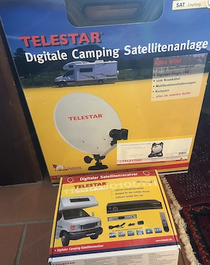 Telestar Digitale Camping Satellitenanlage mit Receiver 