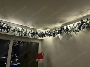 WeihnachtsGirlande mit LED Beleuchtung 10 Meter