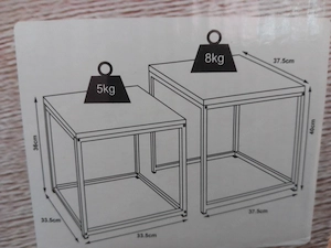 2er Set Beistelltisch  Bild 2