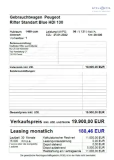 Peugeot Rifter Bild 8
