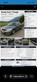 Honda Civic 7 Coupé 2004  Bild 7