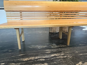 Tischlerbank Buchenholz massiv Bild 2