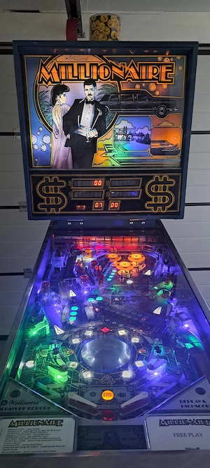 Flipper Millionaire Williams Automat Bild 4