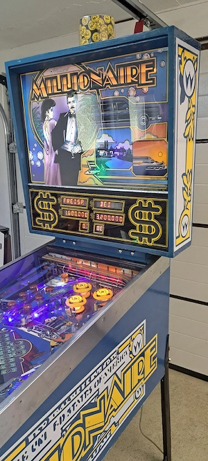 Flipper Millionaire Williams Automat Bild 5