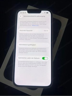 iPhone 13 100 % Akkuleistung Bild 4