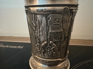 Frieling Zinn Becher und Krug Kanne Bild 5