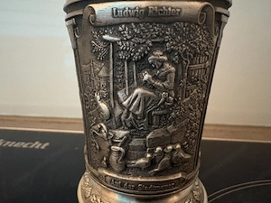 Frieling Zinn Becher und Krug Kanne Bild 6