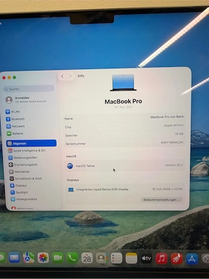 MacBook Pro 16  M3 Pro Bild 5