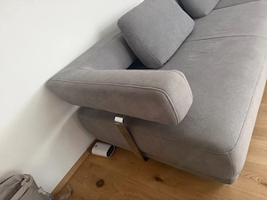 Graues Ecksofa Bild 5