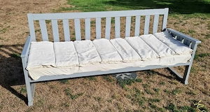 Holzbank zu verschenken Bild 2