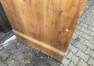 Holztür brau Bild 4