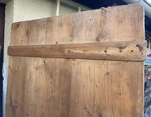 Holztür brau Bild 3