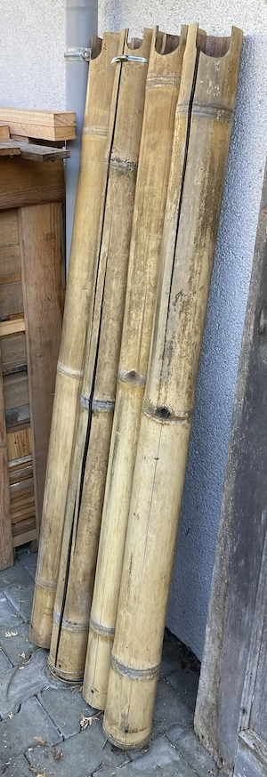 4 Bambusstangen 160cm