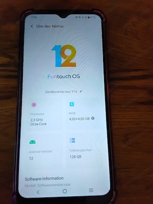 VIVO Y16  Elegant Black  Bild 2