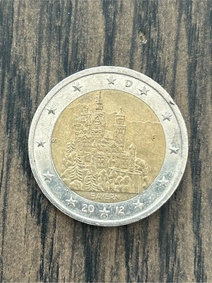 2 Euro Umlaufmünze Deutschland 2012-F