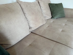 Beige Couch Bild 3