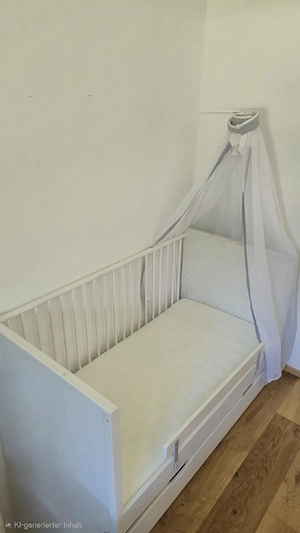 Gitterbett inkl. Zubehör  Bild 3