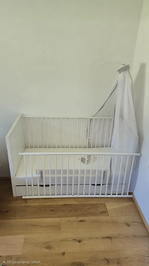 Gitterbett inkl. Zubehör  Bild 5