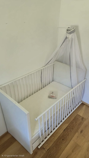 Gitterbett inkl. Zubehör  Bild 4
