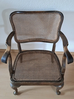 Antiker Sessel mit Wiener Geflecht Bild 5
