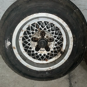 4x BMW Rial Alufelgen oltimer mit sommerreifen  Bild 4