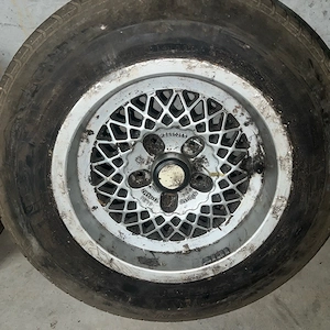 4x BMW Rial Alufelgen oltimer mit sommerreifen  Bild 2