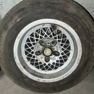4x BMW Rial Alufelgen oltimer mit sommerreifen  Bild 3