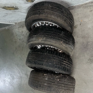 4x BMW Alufelgen mit sommerreifen 205 60 15  Bild 8