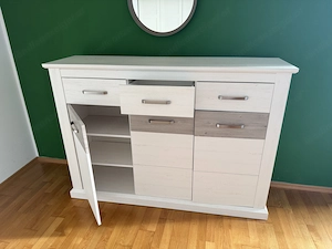 Kommode Sideboard weiß-grau Bild 2
