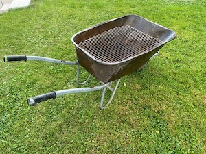 Schubkarrengrill Edelstahlgrillrost Bild 2
