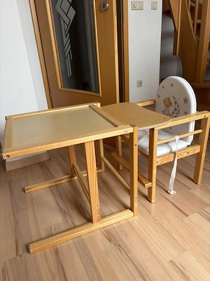 Hochstuhl für Kinder aus Holz Bild 4