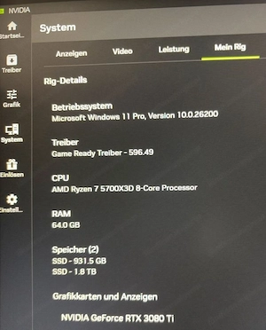 MSI geforce 3080ti 12gb Bild 3
