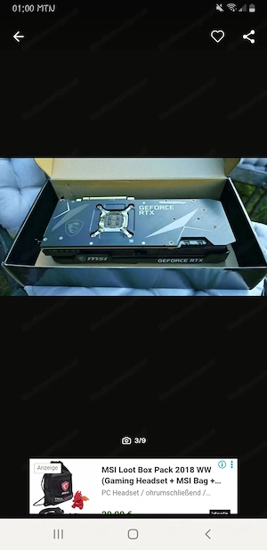MSI geforce 3080ti 12gb Bild 5