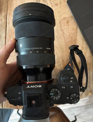 Sony Alpha 7 ILCE -7m3 mit Sigma Af 24-70mm Bild 3