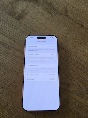 iPhone 17 Pro Max 512gb Orange neuwertig! 100% Akku! 19 Monate Garantie! Bild 5