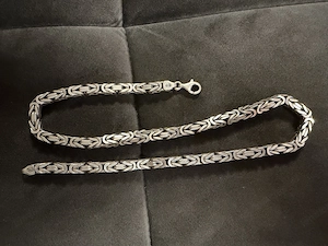 Königskette Halskette 925 silber 6mm 55cm MASSİV Bild 2