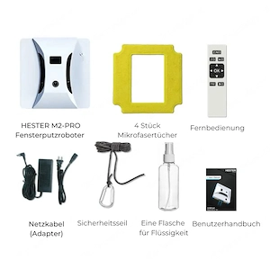 Fensterputzroboter von Hester M2 Pro Bild 4