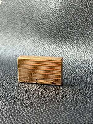Vintage S.T. Dupont Ligne 1 Grand Mod le   vergoldetes Gasfeuerzeug Bild 5