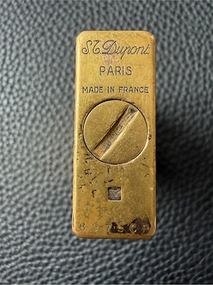 Vintage S.T. Dupont Ligne 1 Grand Mod le   vergoldetes Gasfeuerzeug Bild 3